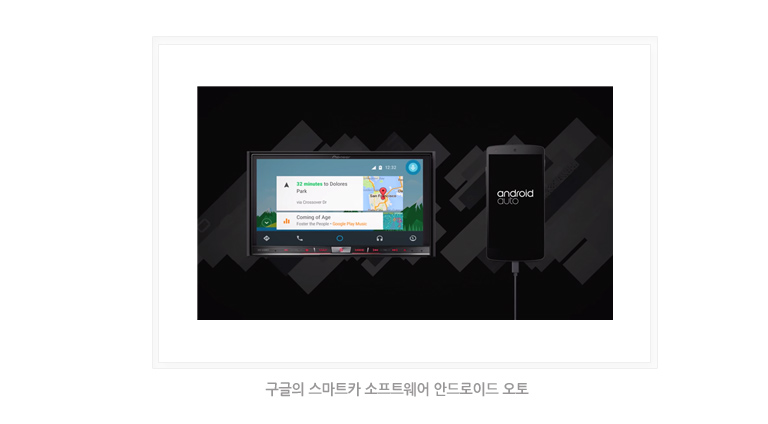 구글의 스마트카 소프트웨어 안드로이드 오토